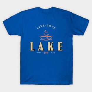 Lake Lover canoeing canoe T-Shirt